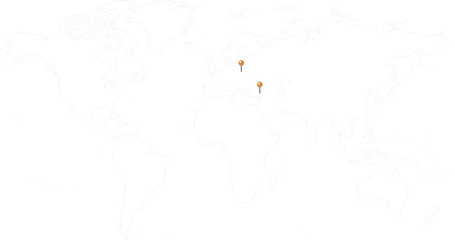 World map showing Conivra presence
